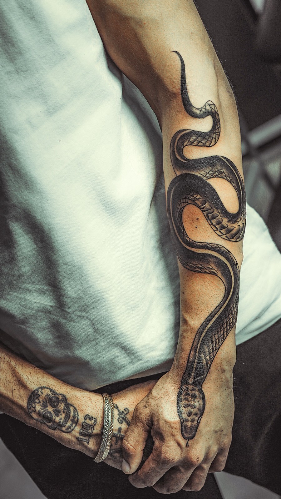 Blackwork tattoo by Kamz Inkzone